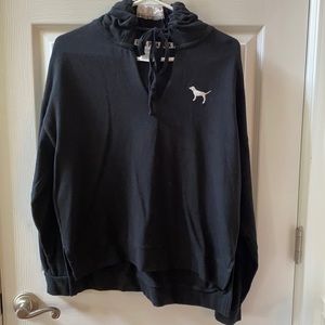 PINK black sweatshirt